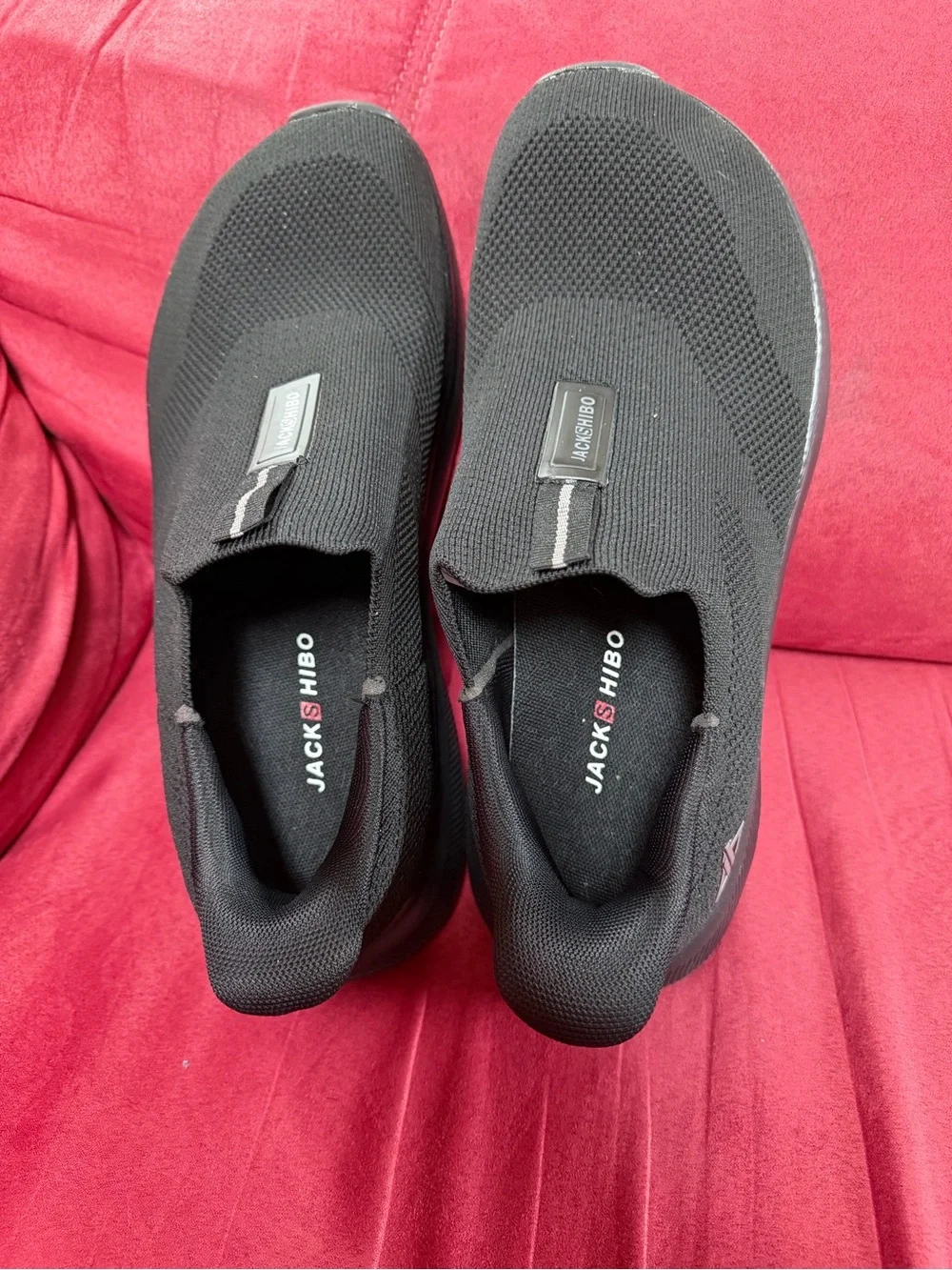 Men's Black Slip-On Loafers – Easy On/Off Comfort